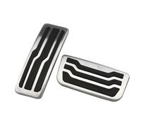 Pedal Freno Embrague Para Everest Para Ranger Cubierta Pedal Coche Pedales Freno Combustible Gas Almohadilla Accesorios Almohadillas Acero Inoxidable Pedal del acelerador del coche(AT)