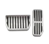 Pedal Freno Embrague Para Jaguar Para XE X760 Para XF X260 Para F-PACE Pedales Acelerador Acelerador Freno Reposapiés Cubierta Pedal Accesorios Pedal del acelerador del coche(2Pc AT)