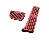 Pedal Freno Embrague para RAV4 XA50 2019 2020 2021 2022 2023 2024 para Híbridos Reposapiés Acelerador Combustible Pedales Freno Cubiertas Almohadilla(2pcs Red)