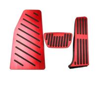 Pedal Freno Embrague para RAV4 XA50 2019 2020 2021 2022 2023 2024 para Híbridos Reposapiés Acelerador Combustible Pedales Freno Cubiertas Almohadilla(3pcs Red)