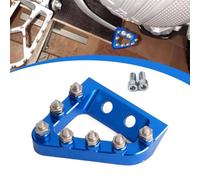 Pedal Freno Moto,Pedal de Freno Trasero Moto Universal CNC Aluminio Freno Trasero Pedales para125 150 250 300 350 450 500 SX SXF EXC EXCF XC XCW XCF-Azul