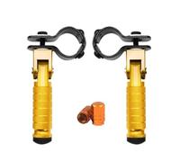 Pedal Freno Pedales Universales De Aluminio CNC Motocicleta para Reposapiés Plegado para Motocicletas Ciclomotores Scooters Y Bicicletas