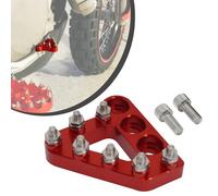 Pedal Freno Trasero Moto,Billet Puntera Pedal Freno para 125 250 300 350 450 530 690 950 990 SX EXC XCF SXF XC XCW EXCF EXCW EXCF SMR-Rojo