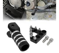 Pedal Freno Trasero Moto + Pedal Palanca Cambios Moto CNC para 125-530 SX EXC XCF XC XCW SXF SMR-Negro