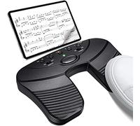 BLOSSS Pedal Giratorio de página Bluetooth, Controlador de Lectura de partituras de Pedal inalámbrico Recargable con 5 Modos de Control, Compatible con tabletas iOS Android Smartphones