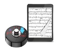 Pedal giratorio de página Bluetooth, controlador de lectura de partituras de pedal recargable inalámbrico con 4 modos de control, girador de página universal para música, smartphone, tableta, instrume