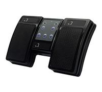 Pedal giratorio de página Bluetooth, controlador de lectura de partituras de pedal recargable inalámbrico con 5 modos de control, 50 horas de duración, compatible con tabletas iOS Android Smartphones