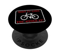 Pedal Hard Ride Fast - Divertido Ciclismo Inspirado en Bicicleta PopSockets PopGrip Adhesivo