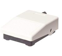 Pedal Interruptor de pie industrial IP 40 | 3A / 250 V AC | 0,06A / 230 V DC | para taladros, fresadoras de banco, sierras de rodillo Eléctrico ON / OFF Pulsador de pedal de plástico Pulsador de presión momentánea universal Carcasa de la maquinaria