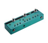 Pedal multiefectos de guitarra 5 en 1 retardo, distorsión, sobremarcha, refuerzo, pedal de búfer True Bypass Full Metal Shell Accesorios de piezas de guitarra