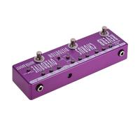 Pedal multiefectos de guitarra 6 en 1 coro, distorsión, sobremarcha, refuerzo, búfer, pedal de reverberación True Bypass Full Metal Shell Accesorios de piezas de guitarra