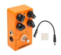 Pedal Overdrive para Guitarra Eléctrica, Carcasa de Aleación de Aluminio, Compacto y Resistente - Controles de Ganancia y Ecualización, Accesorio Musical Profesional