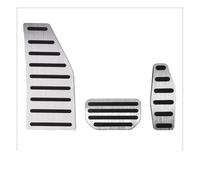 Pedal Pad Para Coche Estilo Deportivo Para Suzuki Para Jimny Para JB64 Para JB74 Transmisión Automática Acelerador Gas Combustible Freno Reposapiés Cubierta Pedal(Silver 3pcs)