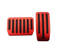 Pedal Para Coche Manual Para Tesla Para Modelo Para 3 2017-2021 Acelerador Gas Combustible Freno Pedal De Apoyo Cubierta KIQI Pie Coche Fit(Red without Rest)