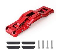 Pedal plegable de aluminio para bisagra de puerta, compatible con Jeep compatible con Wrangler (2007-2018, JK, JKU, 2018-2020, JL, JLU) estribo vehículo pedal pie(Red)