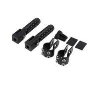 Pedal Plegables Reposapiés Pedales Ajustables Reposapiés Plegable Estribera 22-26mm Pieza De Motocicleta Pedales Ajustables Universales Reposapiés Plegable Estribera