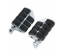 Pedal Plegables Reposapiés Pedales De Reposapiés para Motocicleta Reposapiés Universales 1,25" 32 Mm para Barra De Protección De Carretera Estriberas Pedales De Reposapiés Reposapiés Universales