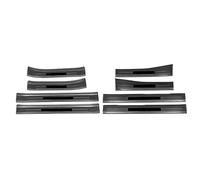Pedal protector de umbral de puerta de coche de acero inoxidable apto para Honda CR-V apto para CRV 6.ª generación 2023 2024 2025 apto para híbrido estribo vehículo pedal pie(Carbon 8pcs)