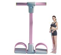 Pedal Puller - 6-Tube | Resistance Rope - Élastique Fitness Musculation | Cuerda De Tensión para Abdominales | Elastico Fitness A Pedale | 2026 Pro | Waist Arm Leg | Stretching | Yoga | Gray