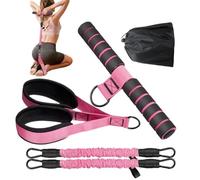 Pedal Puller Banda De Resistencia | Equipo de entrenamiento ajustable de 27 a 14 kg | Bandas De Resistencia Para Hacer Ejercicio Con Mango,Para Entrenamiento En Casa Pilates Abdominales Brazos Cintura