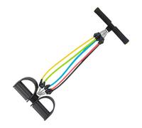 Pedal Puller - Cuerda tensora de 5 tubos con pedal, herramienta de estiramiento de alta elasticidad, moldeador de cuerpo ergonómico para gimnasia en casa, pilates, desarrollo muscular y bienestar