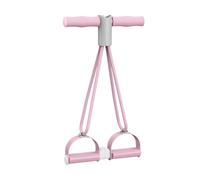 Pedal Puller Resistance Band, Tension Rope with Separable Bottom 8.1 Inches Stretching It-Up Training, Slimming Fitness Tool for Legs Abdomen Home Gym Women Men, Pink, Blue