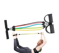 Pedal Puller, Sit Up Resistance Equipment, 24.41 Inches Non Slip Elastic Fitness Band, Adjustable Home Workout Tool, Ideal for Arm Training, Leg Slimming, Waist Stretching, Indoor Gym and Yoga