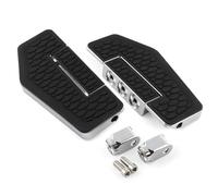 Pedal Reposapiés Delanteros Hexagonales Para Motocicleta Para Honda VT1100C2 Para Shadow Sabre 2000, 2001, 2002, 2003, 2004, 2005, 2006 Y 2007(Silver)