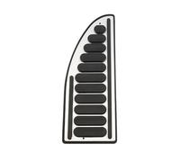 Pedal Reposapiés Freno Para Jeep Para Compass 2017-2023 Pedales De Coche Acelerador Freno Gas Reposapiés Cubierta Interior(Black For A)
