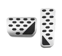 Pedal Reposapiés Freno Para Jeep Para Grand Para Cherokee 2022 2023 2024 Cubiertas Pedal Coche Acero Inoxidable Reposapiés Freno Acelerador LHD(AT)