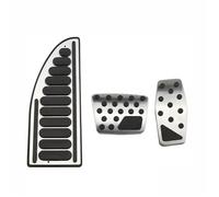 Pedal Reposapiés Freno Para Jeep Para Renegade 2015-2020 Cubierta Pedal Coche Acelerador Acero Inoxidable Pedales Freno Gas Almohadillas Protección(AT with Rest)