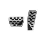 Pedal Reposapiés Freno Para Jeep Para Wrangler Para JL 2018-2024 Pedales Coche Cubierta Almohadillas Pedal Acelerador Freno Auto Antideslizante(Silver)