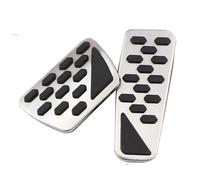 Pedal Reposapiés Freno Pedales De Coche Para Jeep Para Wrangler JL 2018-2020 Cubierta Pedal Freno Acelerador Piezas Almohadillas Acero Inoxidable
