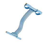 Pedal Resistance Band - 10 Tube Adjustable Elastic Tension Rope, Portable Fitness Trainer | Function Yoga Pilates Workout Equipment For Home Gym Abdomen Arms Legs Waist