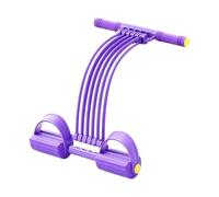 Pedal Resistance Band - 10-Tube Leg Workout, Core Exercise Tension Rope