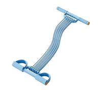 Pedal Resistance Band | 10-Tube Tension Rope Adjustable Abs Exerciser | Multifunction Elastic Yoga Resistance Band |for Women Adults Home Gym Pilates Abdomen Waist Arm Legs Yoga Physical