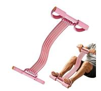 Pedal Resistance Band - 10-Tube Tension Rope Adjustable Abs Exerciser, Multifunction Elastic Yoga Resistance Band, Multi- Stretchy Foot Puller | Latex Fitness Workout Cords for Wome