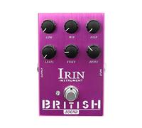 Pedal simulador de amplificador de un solo bloque Sonido de rock Efecto de guitarra Overdrives de sonido Pedal de efecto de guitarra Pedal de efecto de sonido de guitarra Pedal de retardo digital/1301