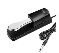 Pedal Sustain para teclado Yamaha, Casio, Roland, Korg Pianos Digitales Teclado MIDI, teclados electrónicos, sintetizador eléctrico de órganos, conector de 1/4 pulgadas Goldby
