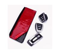 Pedal Tapas Para Asiento Para Leon 5F MK3 Para Skoda Para Octavia A7 Para A3 Q2 Estilo Freno Combustible Cubierta Pedal Muerto Set Pasta Descanso(MT WITH REST)