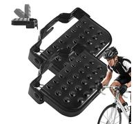Pedal trasero de ciclismo, estribo para asiento trasero, placas antideslizantes, pedales plegables de metal resistente, accesorios de bicicleta de carga de 100 kg, soporte de bicicleta de carretera