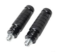 Pedal trasero de motocicleta con textura estampada y estructura robusta de aleación de aluminio para un rendimiento fiable en carretera (negro)
