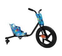 Pedal triciclo infantil, 2 ruedas traseras universales, 80 kg, capacidad de carga antideslizante, 4 longitudes ajustables, estructura triangular estable, multifuncional, ajustable, luces traseras para