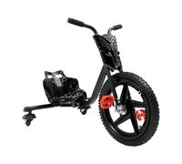 Pedal triciclo infantil, 2 ruedas traseras universales, 80 kg, capacidad de carga antideslizante, 4 longitudes ajustables, estructura triangular estable, multifuncional, ajustable, luces traseras para