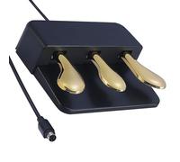 Pedal universal de sostenimiento adecuado para teclados electrónicos y pianos digitales, textura ABS, base antideslizante, diseño portátil, pedal portátil