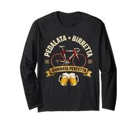 Pedalata y Gorro de Bicicleta Vintage Cycling Birra Manga Larga