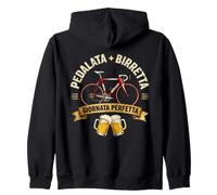 Pedalata y Gorro de Bicicleta Vintage Cycling Birra Sudadera con Capucha