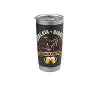 Pedalata y gorro de bicicleta Vintage Cycling Birra Vaso térmico de acero inoxidable de doble pared