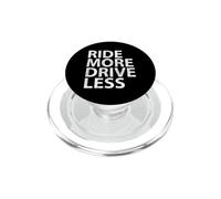 Pedalea más, Conduce Menos Ciclista, Bicicleta de Carretera PopSockets PopGrip para MagSafe