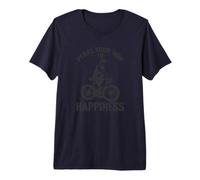 Pedalea tu Camino hacia la Felicidad Camiseta Premium